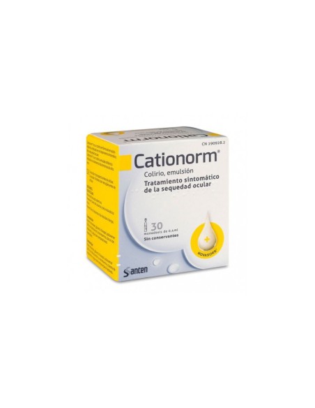 CATIONORM COLIRIO EMULSION 30 MONODOSIS 0,4 ML