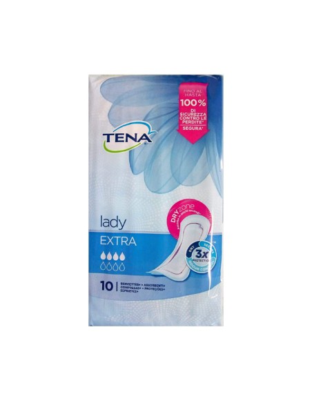 TENA LADY ABSORBENTE EXTRA 10 UND