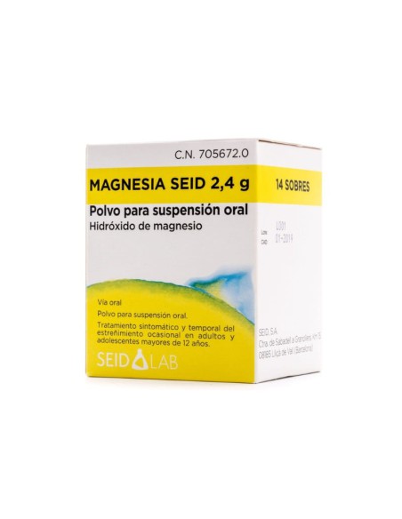 MAGNESIA SEID 2,4 G 14 SOBRES