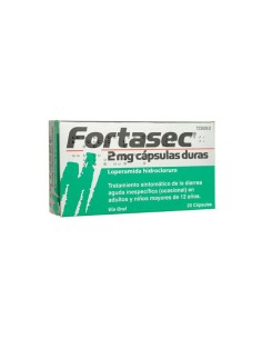 Fortasec 2mg 20 cápsulas