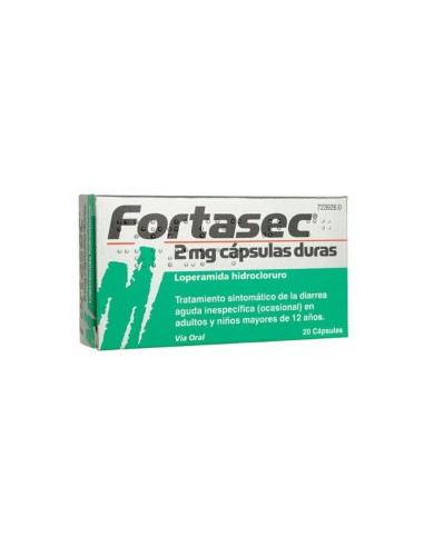 Fortasec 2mg 20 cápsulas