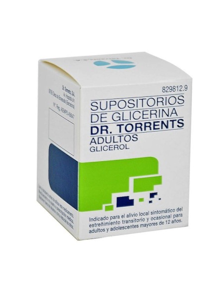 SUPOSITORIOS DE GLICERINA DR. TORRENTS ADULTOS G