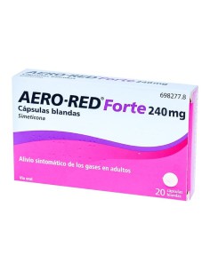 Aero red forte 240 mg 20 cápsulas