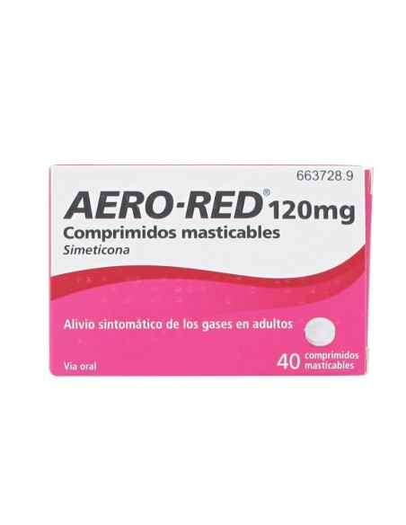 Aero red 120 mg 40 comprimidos
