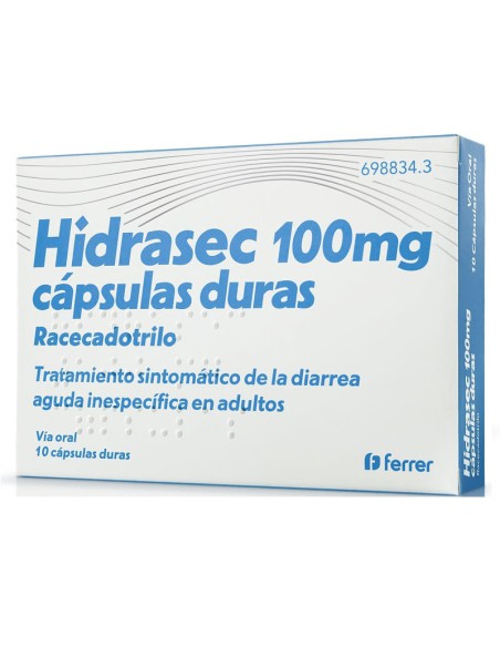 Hidrasec 100 mg 10 cápsulas