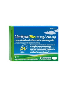 Clarityne plus 10/240 mg 7 comprimidos