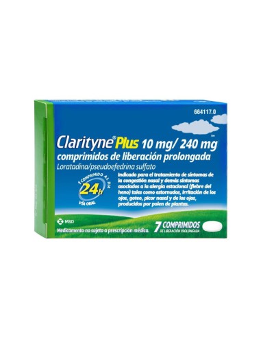 Clarityne plus 10/240 mg 7 comprimidos