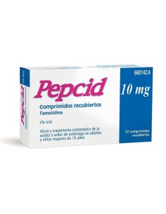 Pepcid 10 mg 12 comprimidos