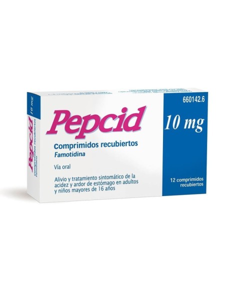 Pepcid 10 mg 12 comprimidos