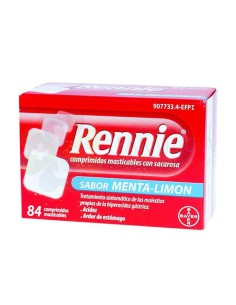 Rennie Menta-Limón 84 comprimidos masticables