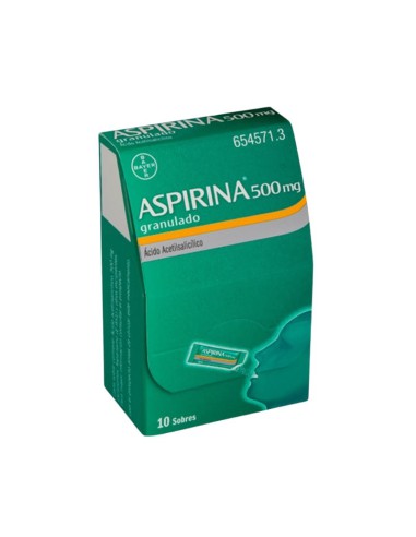 Aspirina granulado 10 sobres