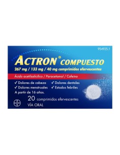 Actron compuesto 20 comprimidos