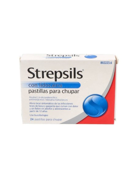 Strepsils Lidocaina 24 pastillas