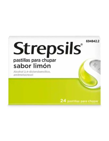 Strepsils Limón 24 pastillas