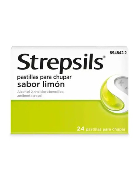 Strepsils Limón 24 pastillas