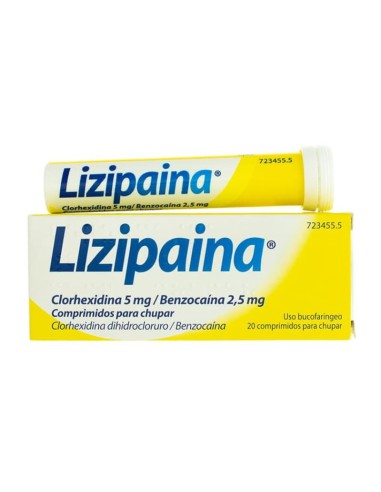 Lizipaina 20  comprimidos para chupar