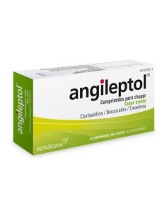Angileptol menta 30 pastillas