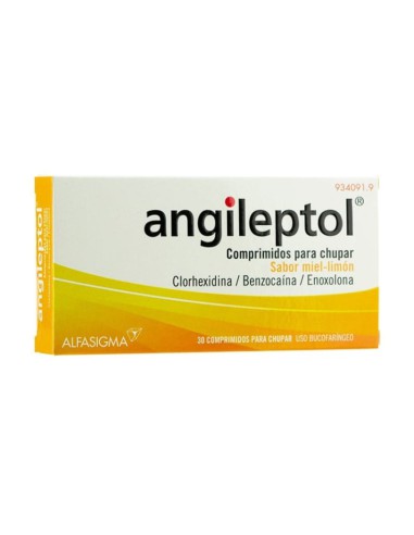 Angileptol Miel-Limón 30 comprimidos