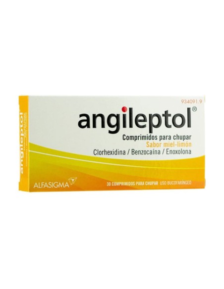 Angileptol Miel-Limón 30 comprimidos