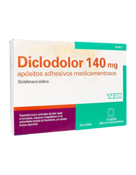 Diclodolor 140 mg 10 parches