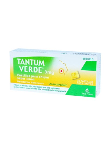 Tantum verde 20 pastillas