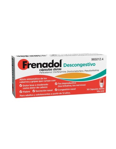 Frenadol Descongestivo  16 cápsulas