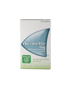 Nicorette 4mg 30 chicles