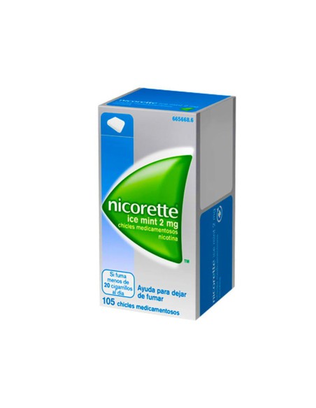 Nicorette Ice Mint 2mg 105 chicles