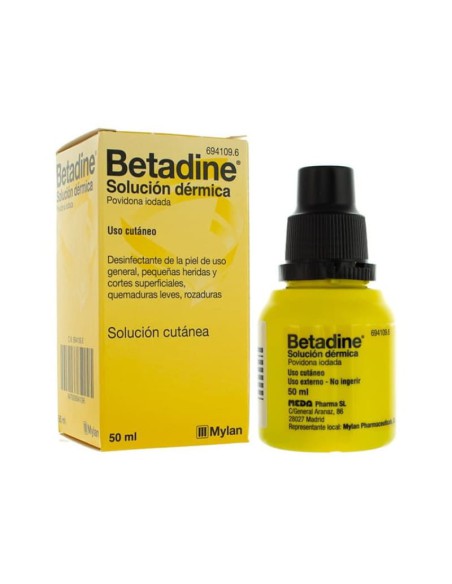 Betadine solución dérmica 50 ml