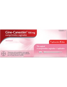 Gine canesten 100 mg 6 comp vaginales