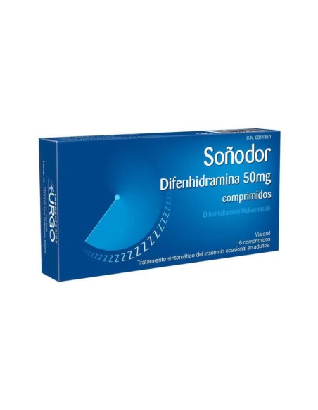 Soñodor 50 mg 16 comprimidos