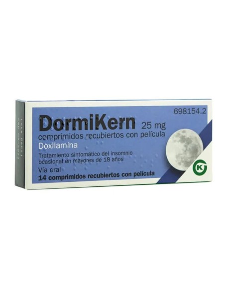 Dormikern 25 mg 14 comprimidos