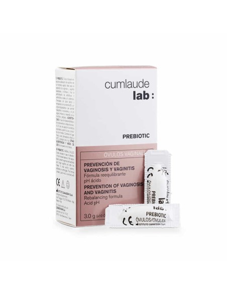 CUMLAUDE LAB PREBIOTIC 10 OVULOS VAGINALES