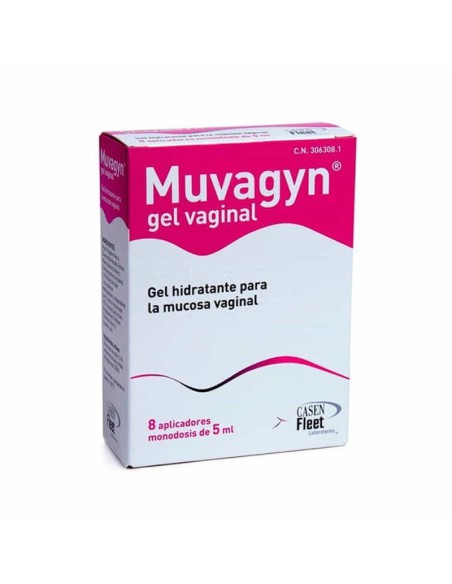 MUVAGYN GEL HIDRATANTE VAGINAL 8 TUBOS 5 ML