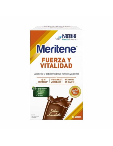 MERITENE FUERZA Y VITALIDAD (15 SOBRES) SABOR CH