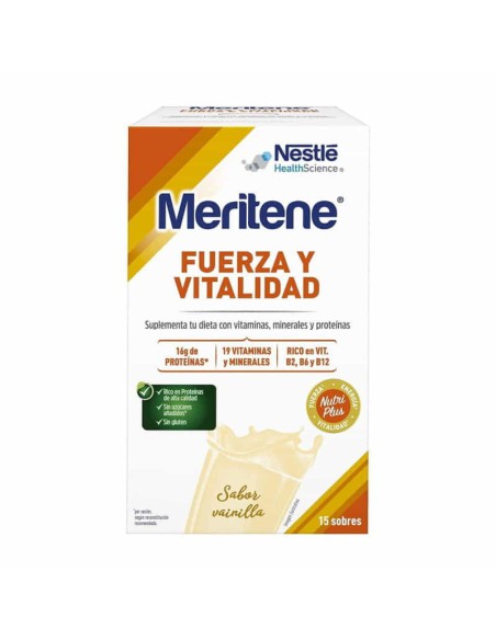 MERITINE FUERZA Y VITALIDAD (15 SOBRES) SABOR VA