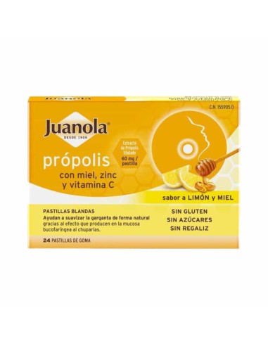 JUANOLA PROPOLIS CON MIEL ZINC Y VITAMINA C