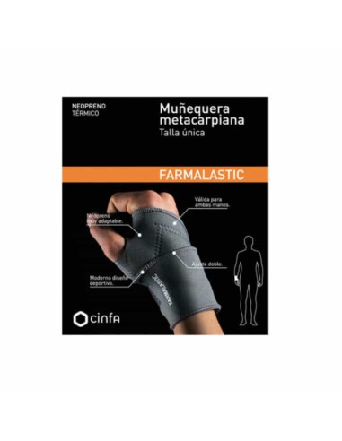 MUÑEQUERA METACARPIANA NEOPRENO TALLA UNICA