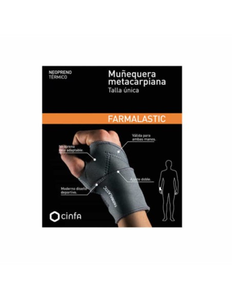 MUÑEQUERA METACARPIANA NEOPRENO TALLA UNICA