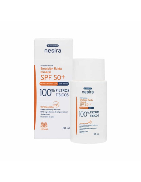 Nesira emulsión fluida mineral spf 50