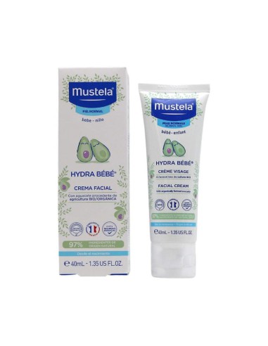 MUSTELA HYDRA BEBE CREMA CARA 40 ML.