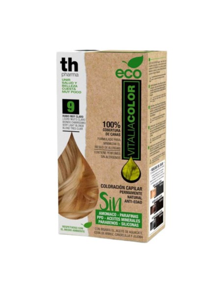 TH ECO VITALIA TINTE N.9 RUBIO MUY CLARO