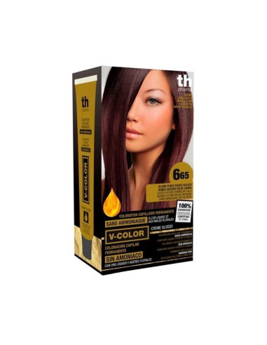 TINTE TH  6.65 RUBIO OSCURO ROJO CAOBA