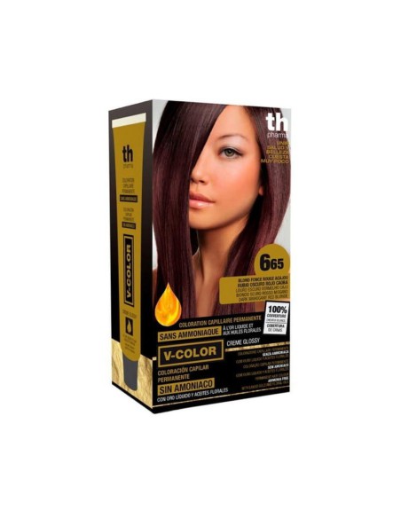 TINTE TH  6.65 RUBIO OSCURO ROJO CAOBA