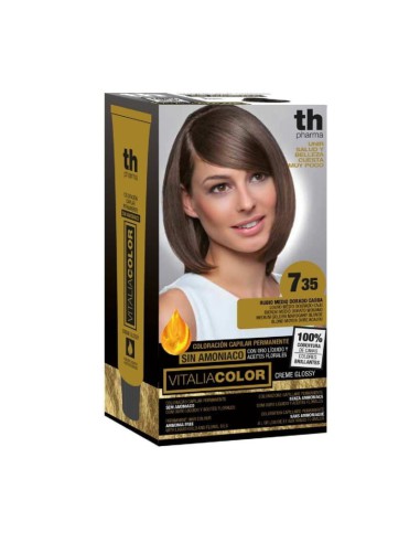 TINTE TH 7.35 RUBIO MEDIO DORADO CAOBA