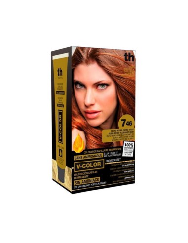 TINTE TH 7.46 RUBIO MEDIO ACOBRADO ROJO