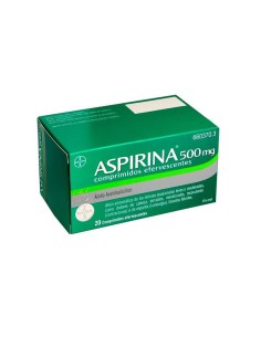 Aspirina 500 mg 20 comp efervescentes