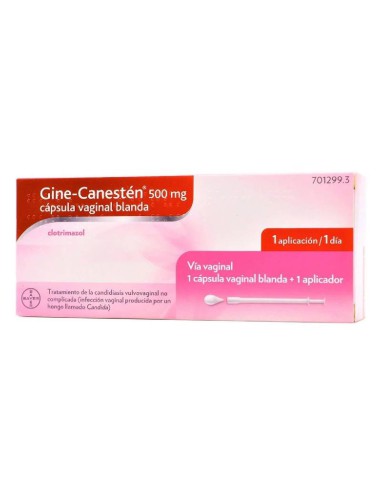Gine canesten 500 mg 1 comp vaginal