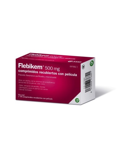 FLEBIKERN 500 MG 30 COMP