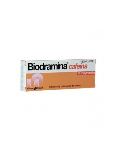 Biodramina cafeina 12 comp